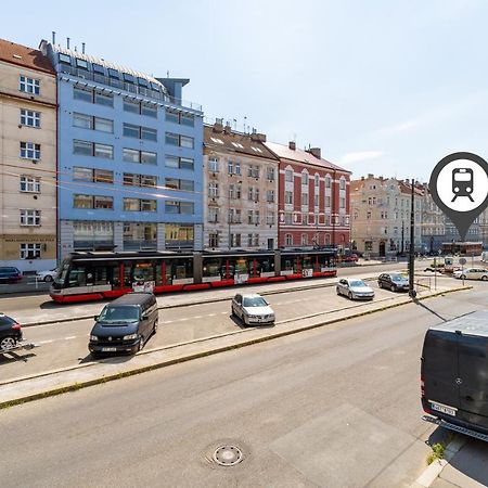 Studio Brand New Apartment #28 In New Building With Free Parking In City Center Prága Kültér fotó